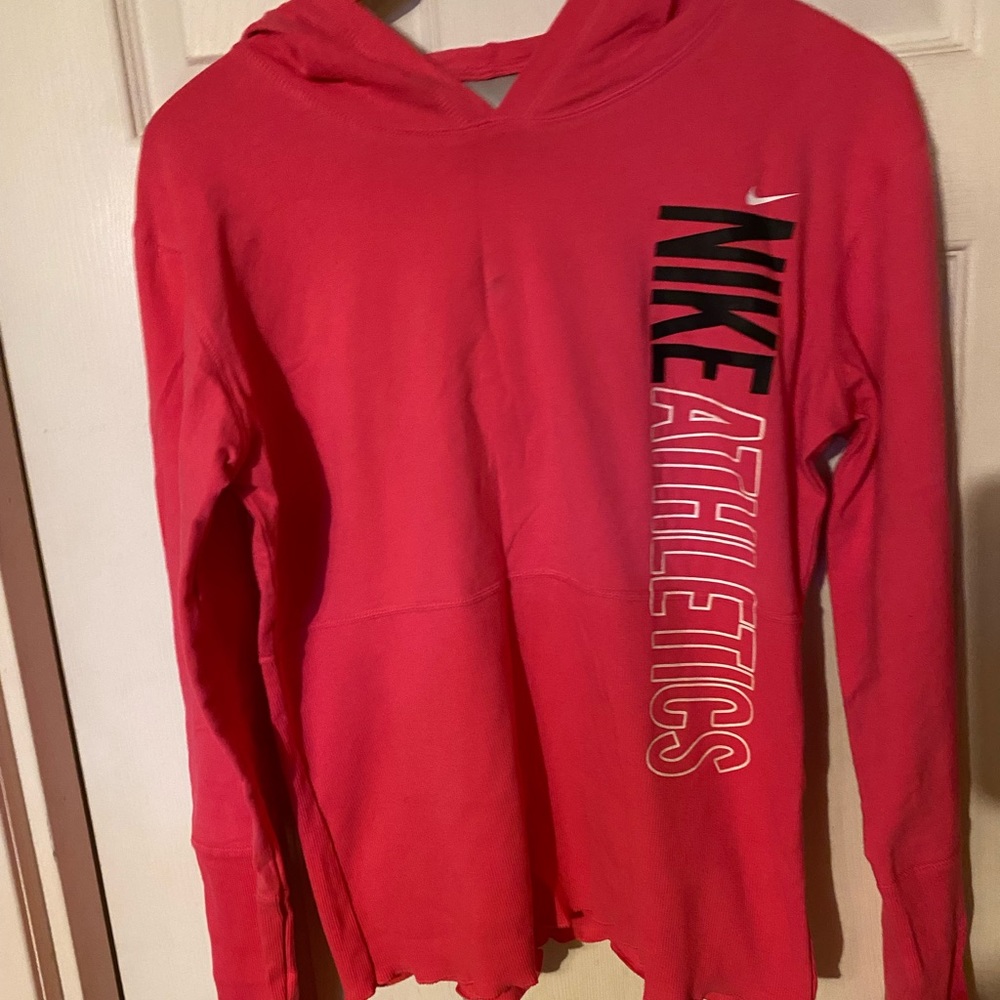 XL- Nike Athletics pink hoodie top